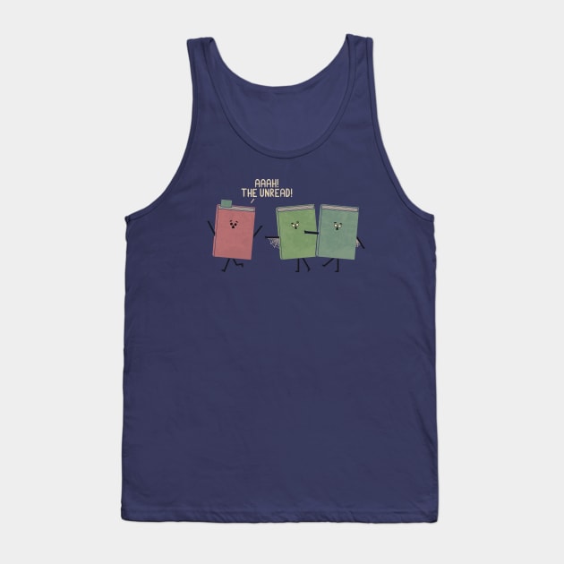 Unread Tank Top by HandsOffMyDinosaur